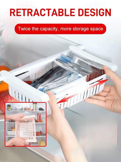 💕🍀Expandable Refrigerator Storage Box  ✨ BOXES  2X Space Magic  