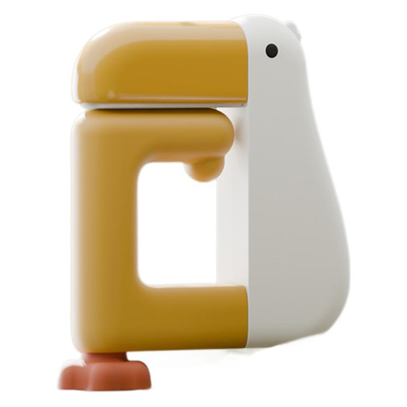 Cute and funny thinking duck schoolbag hook desk table edge adjustable primary school student backpack desk desktop edge hook