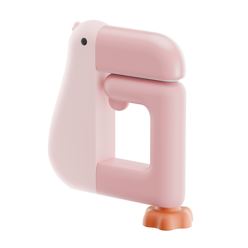 Cute and funny thinking duck schoolbag hook desk table edge adjustable primary school student backpack desk desktop edge hook