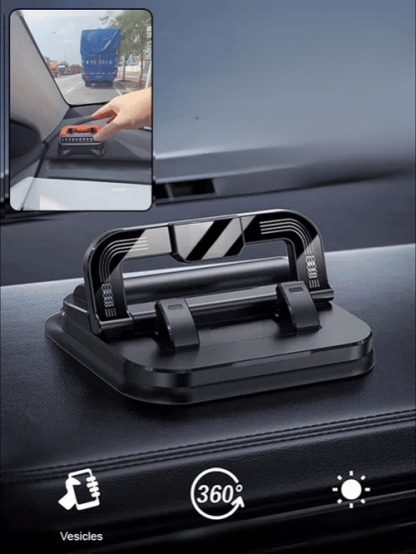 [Shake and won't fall off] Suction cup dashboard parking sign phone holder
