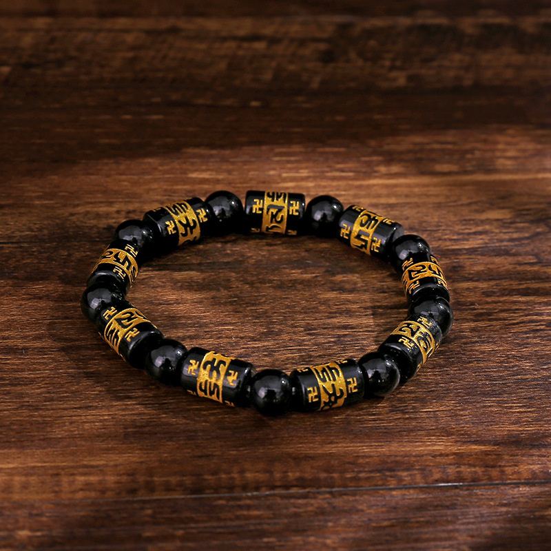 【Guardian】Six-Word Mantra Crystal Bracelet