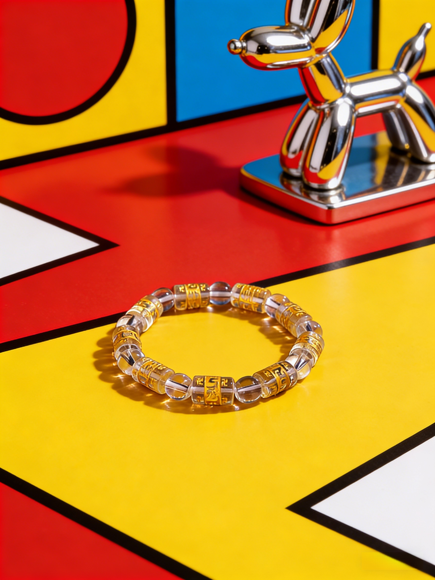 【Guardian】Six-Word Mantra Crystal Bracelet
