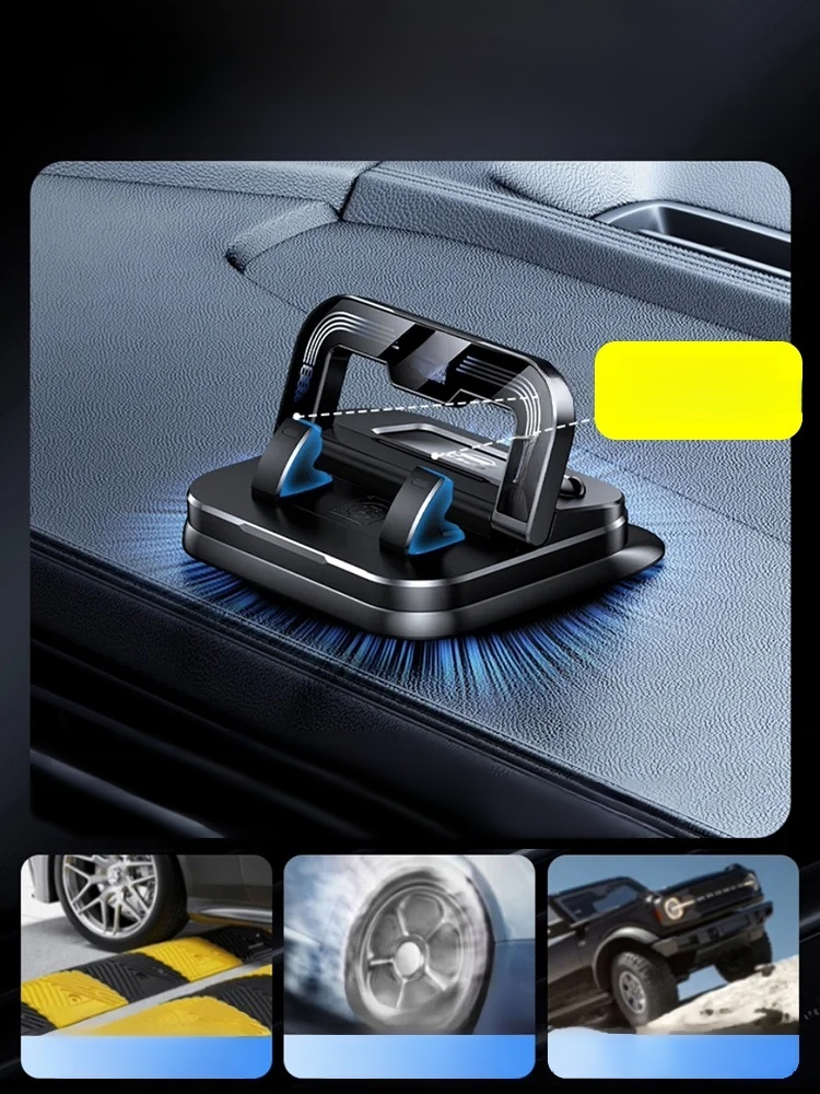 [Shake and won't fall off] Suction cup dashboard parking sign phone holder