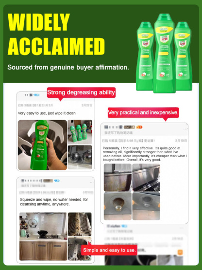 【Eliminate any stains】Multi-purpose cleaning milk