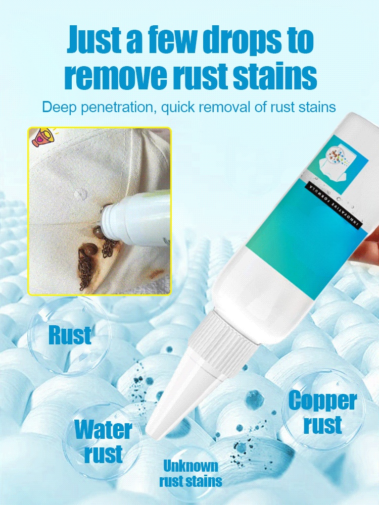 Clothing rust remover cleaner