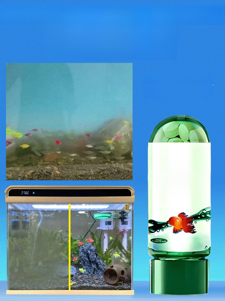  [One-Minute Water Purification] Powerful Aquarium Water Clarifying Tablets