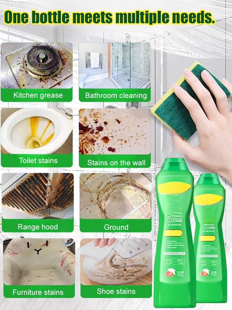 【Eliminate any stains】Multi-purpose cleaning milk