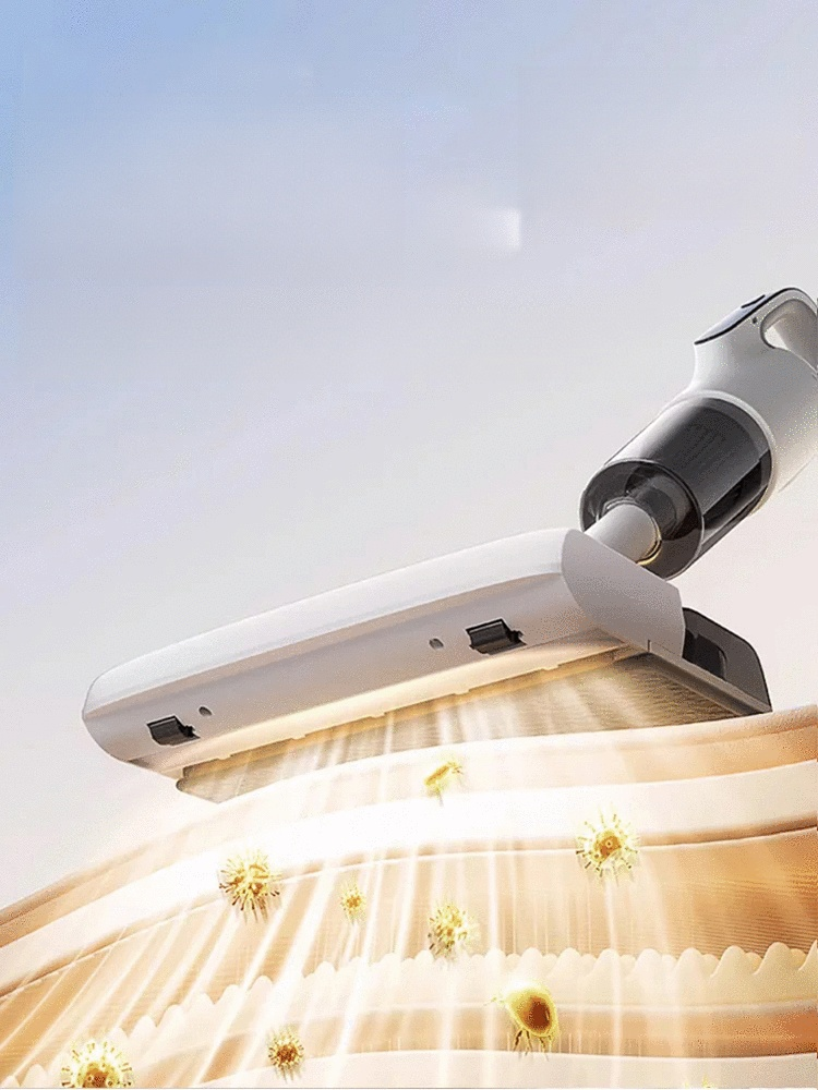[Newly Upgraded Powerful Version] Wireless Handheld Vacuum and Mop Mite Removal Machine