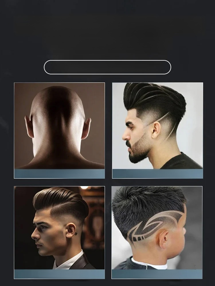 Electric oil head carving hair clipper