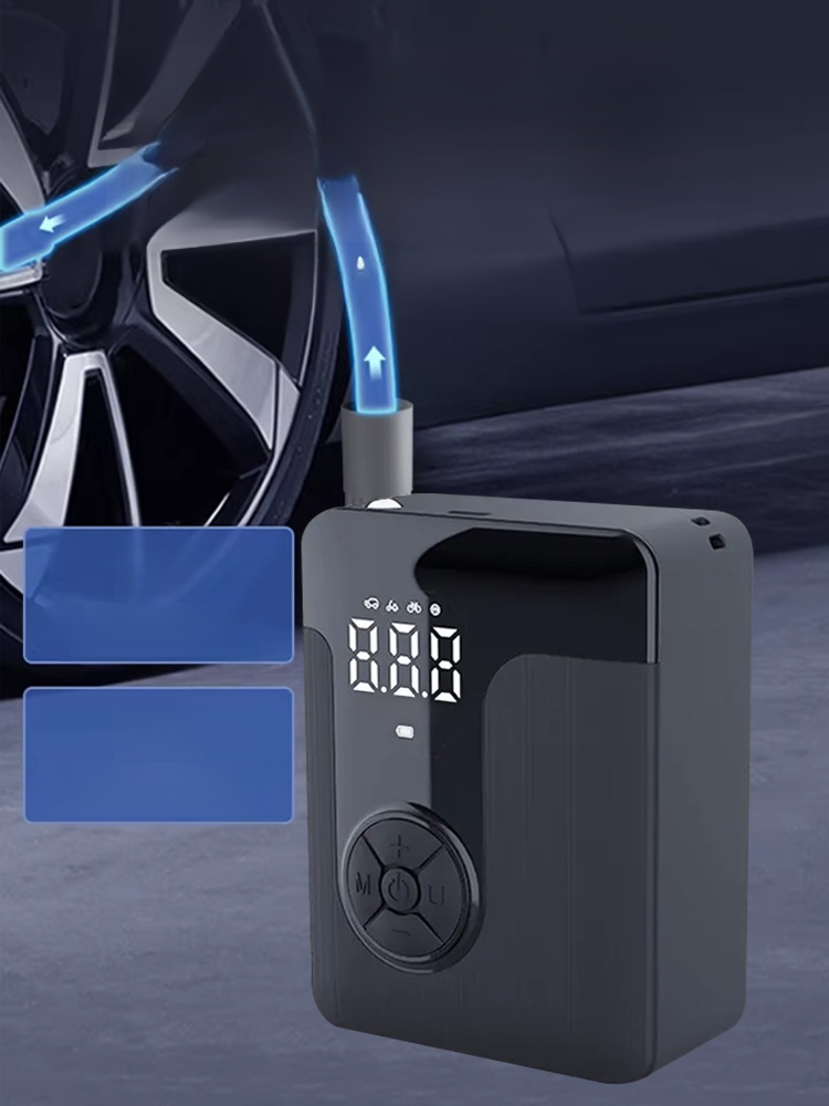 Portable Dual-Screen Smart Air Pump