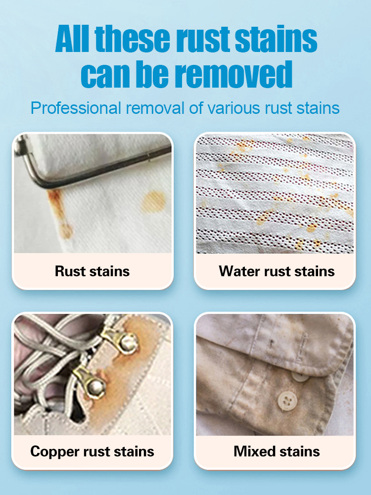 Clothing rust remover cleaner