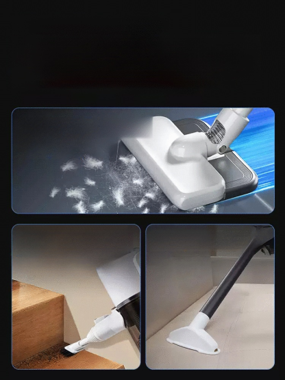 [Newly Upgraded Powerful Version] Wireless Handheld Vacuum and Mop Mite Removal Machine