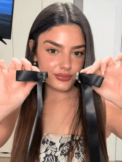 Ladies' Metal Bow Magnetic Hair Clip