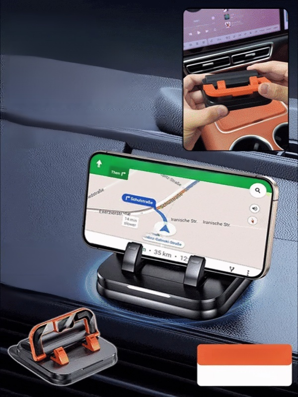 [Shake and won't fall off] Suction cup dashboard parking sign phone holder