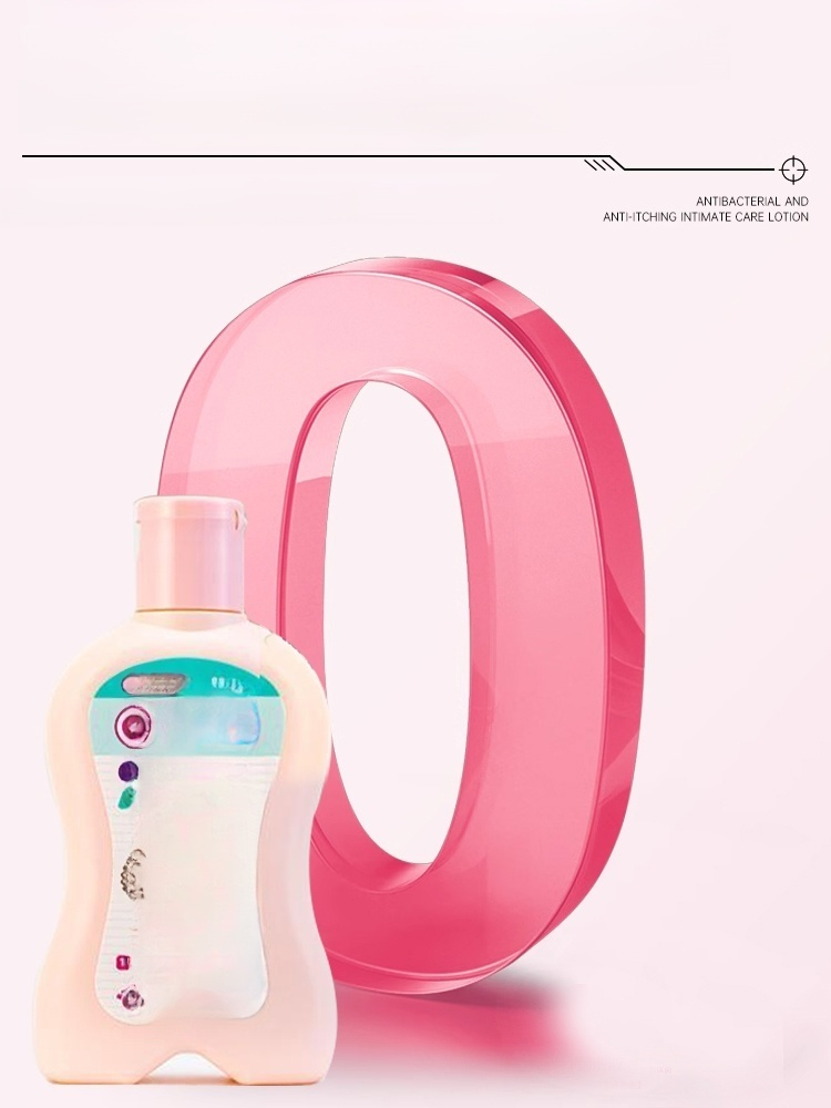 Female private area cleansing, gentle care, refreshing wash