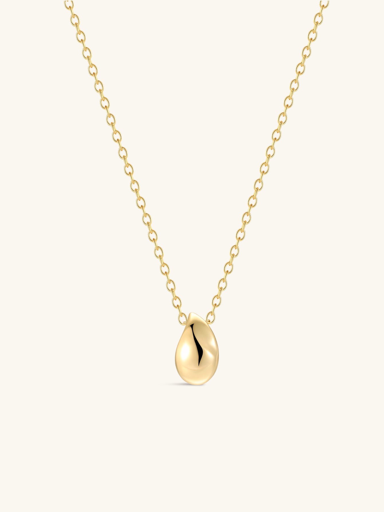 18k Gold Vermeil Flow Necklace-aurivna