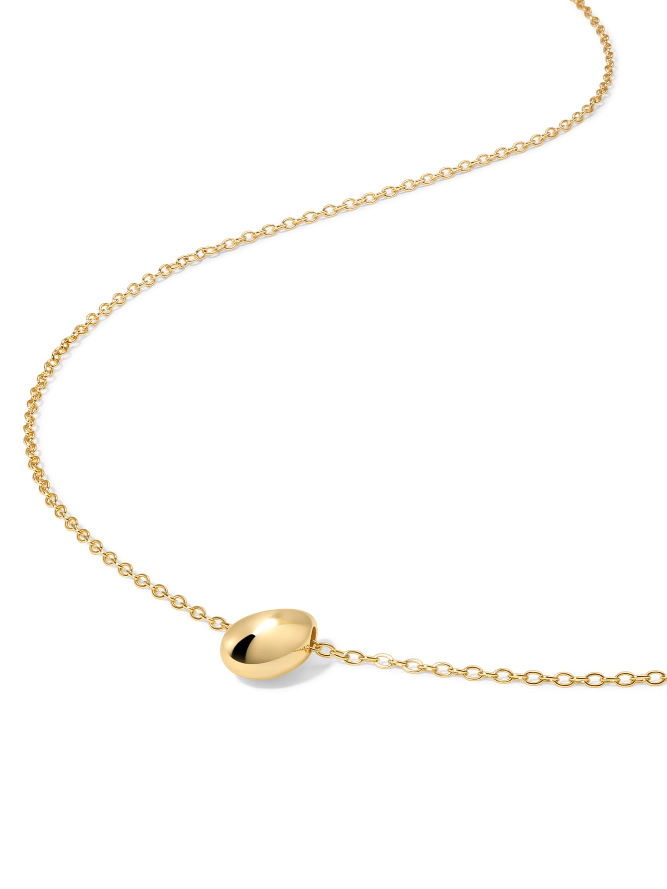 18k Gold Vermeil Flow Necklace-aurivna