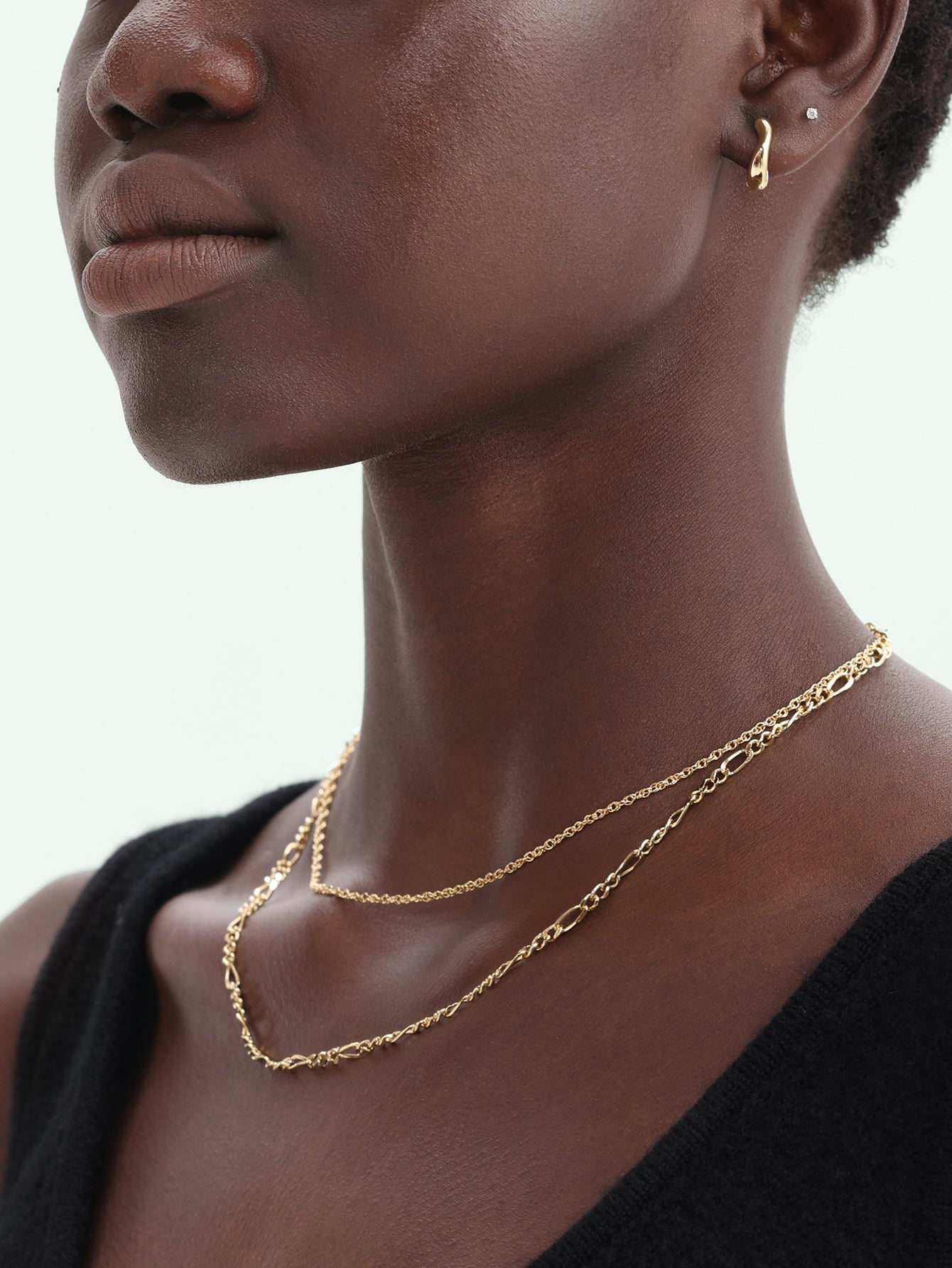 18k Gold Vermeil Chain Necklace-aurivna