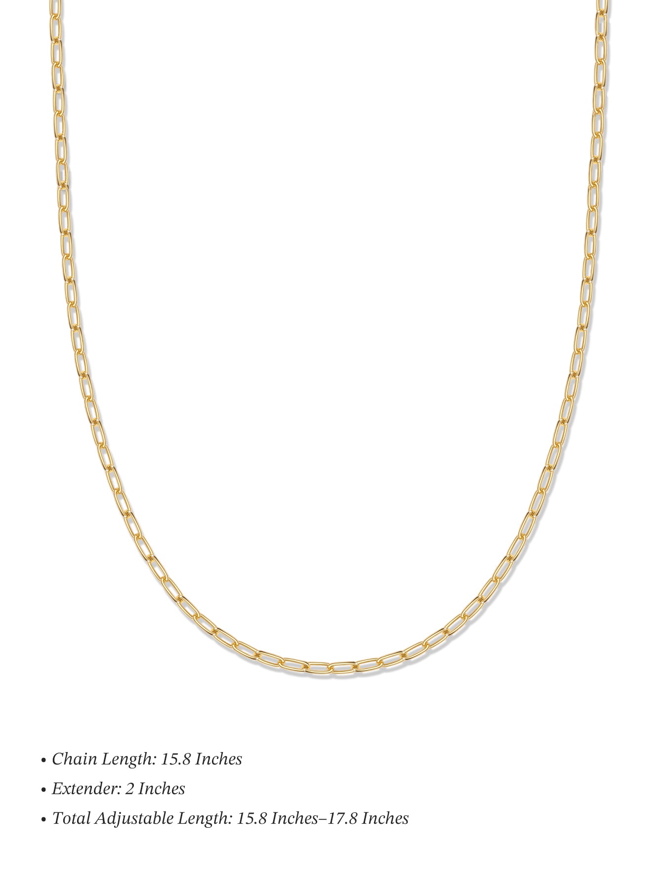 18k Gold Vermeil Boyfriend Bold Chain Necklace-aurivna