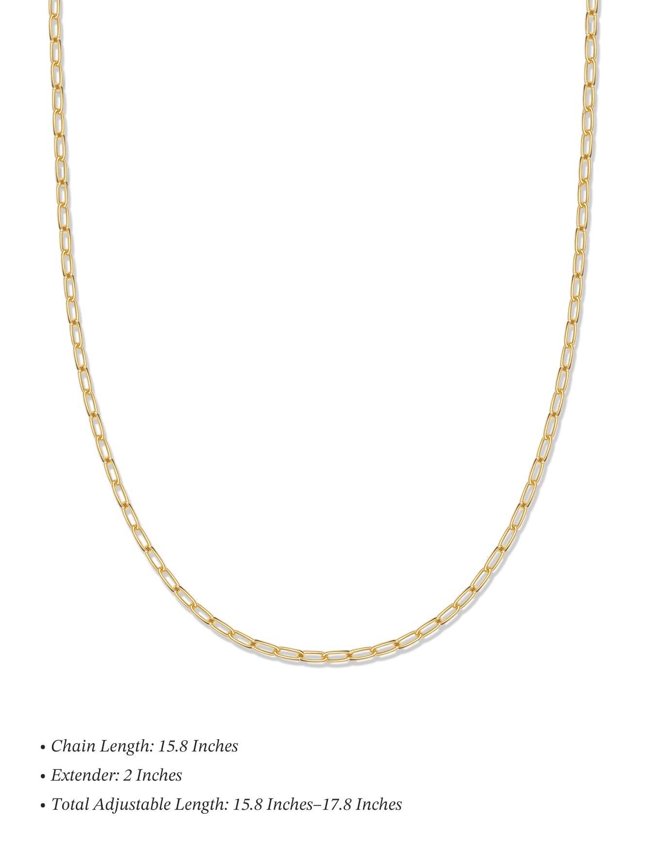 18k Gold Vermeil Boyfriend Bold Chain Necklace-aurivna