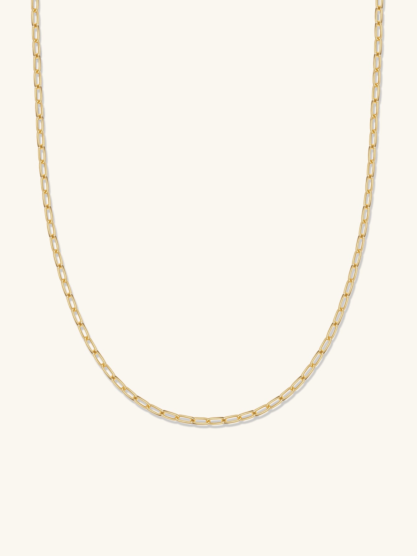 18k Gold Vermeil Boyfriend Bold Chain Necklace-aurivna