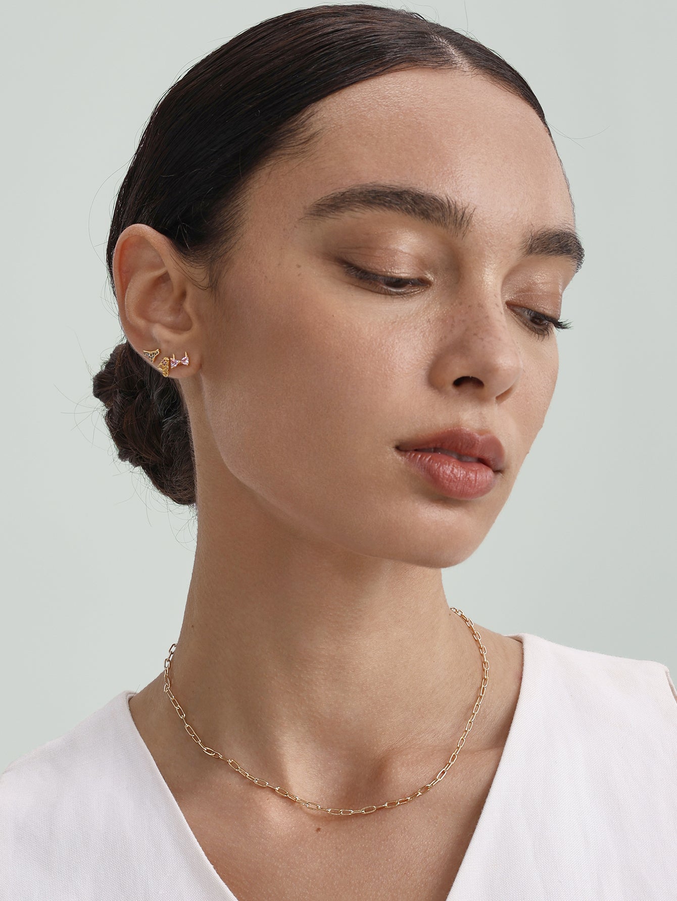 18k Gold Vermeil Boyfriend Bold Chain Necklace-aurivna