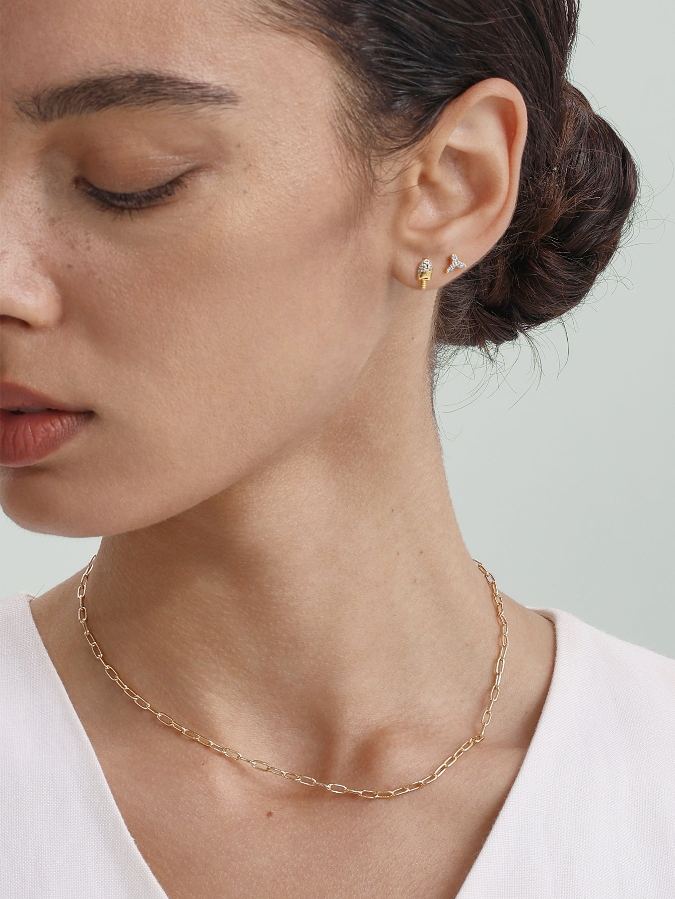18k Gold Vermeil Boyfriend Bold Chain Necklace-aurivna