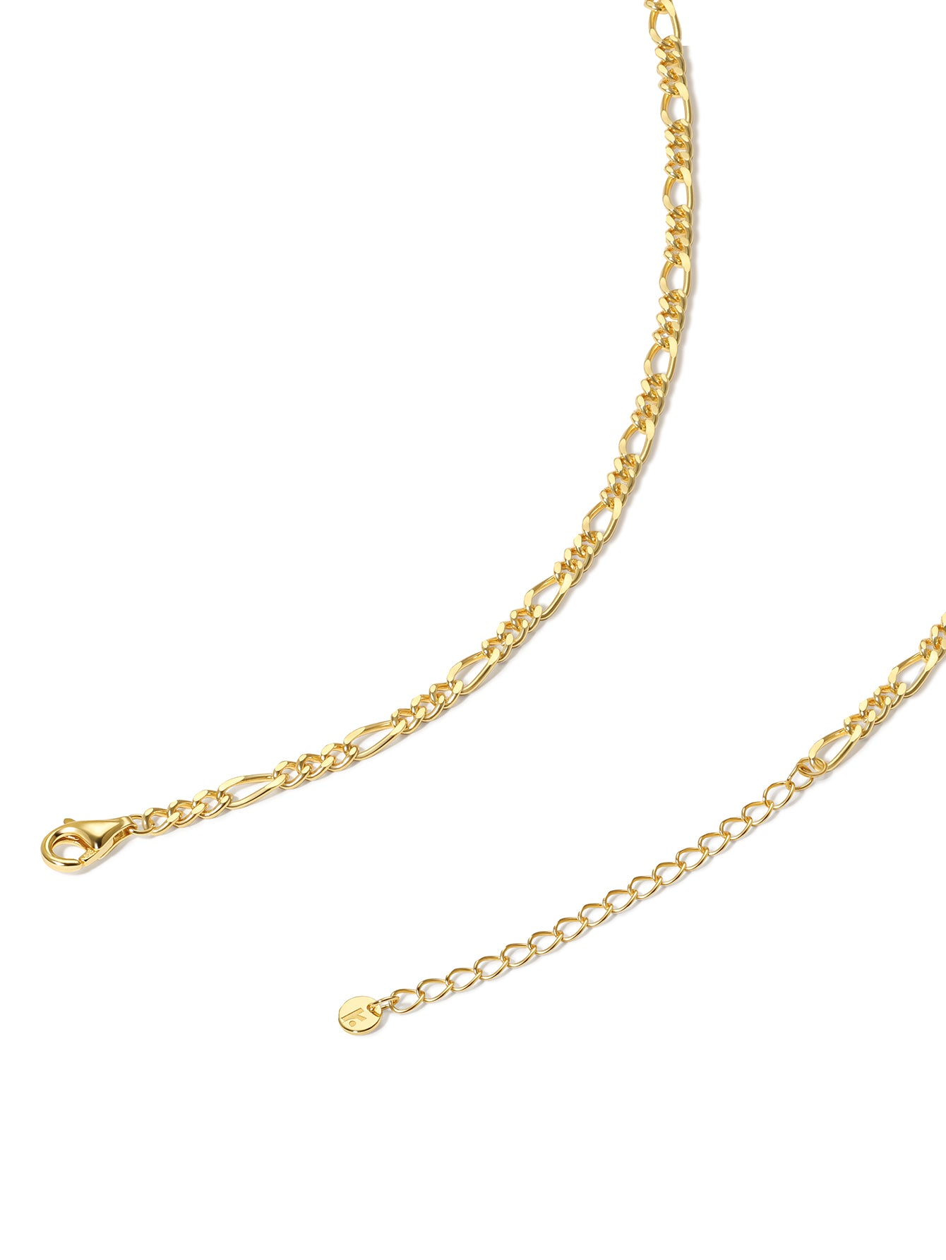18k Gold Vermeil Figaro Chain Necklace-aurivna