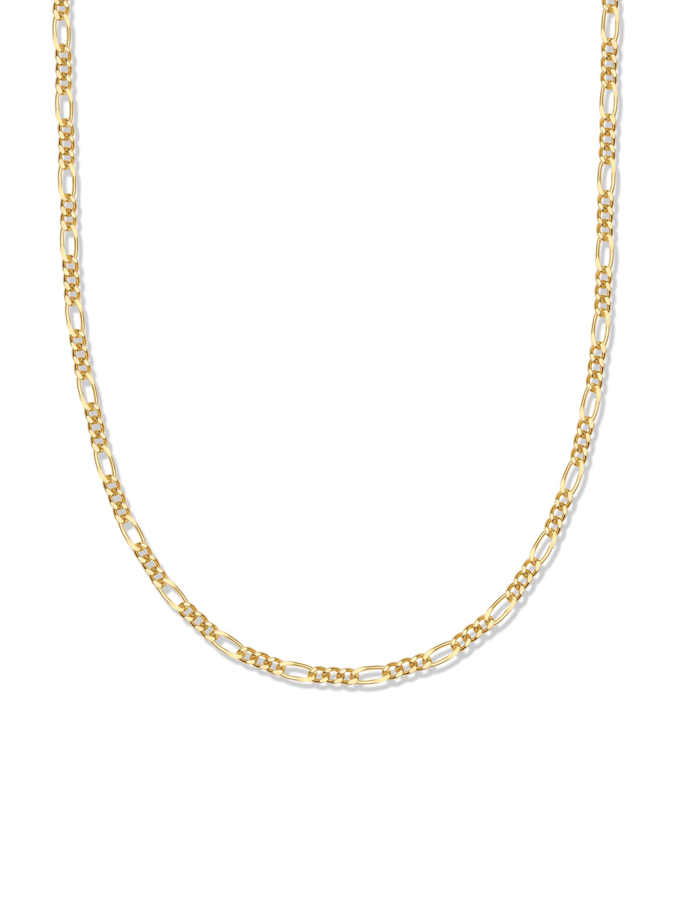 18k Gold Vermeil Figaro Chain Necklace-aurivna