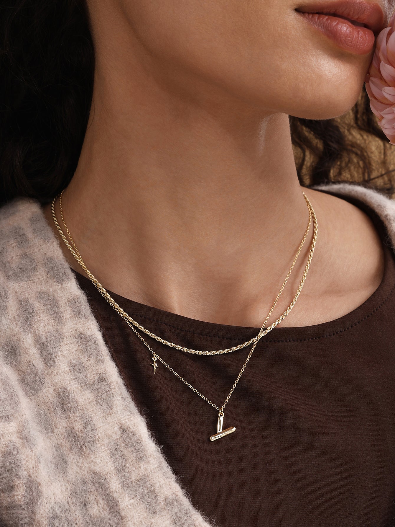 18k Gold Vermeil Curb Chain Necklace-aurivna