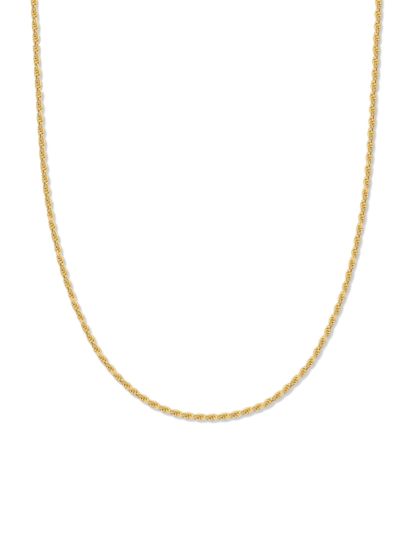 18k Gold Vermeil Curb Chain Necklace-aurivna