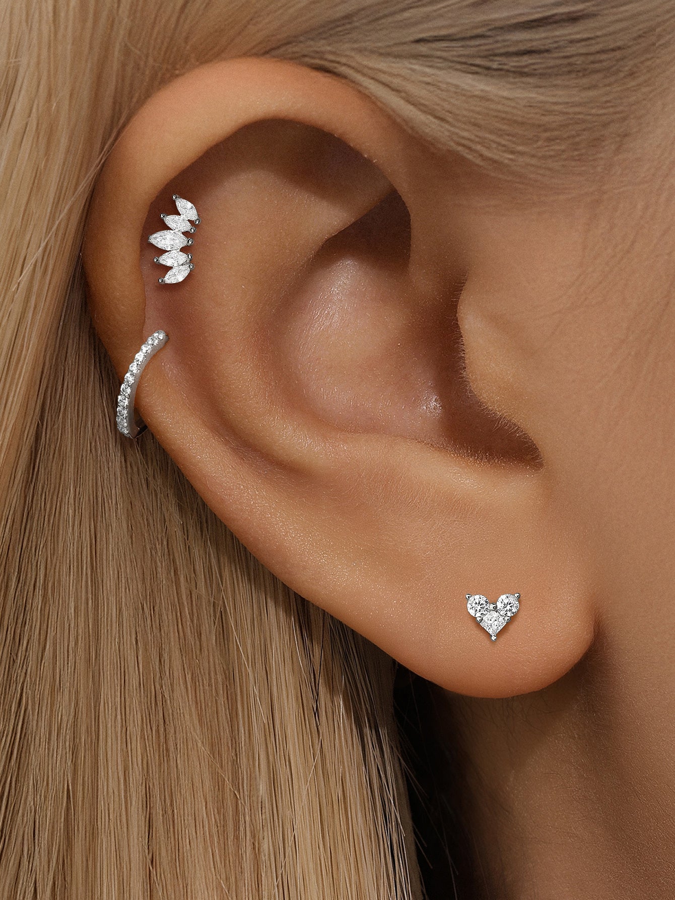 14K Solid Gold Flatback Crown Set-aurivna