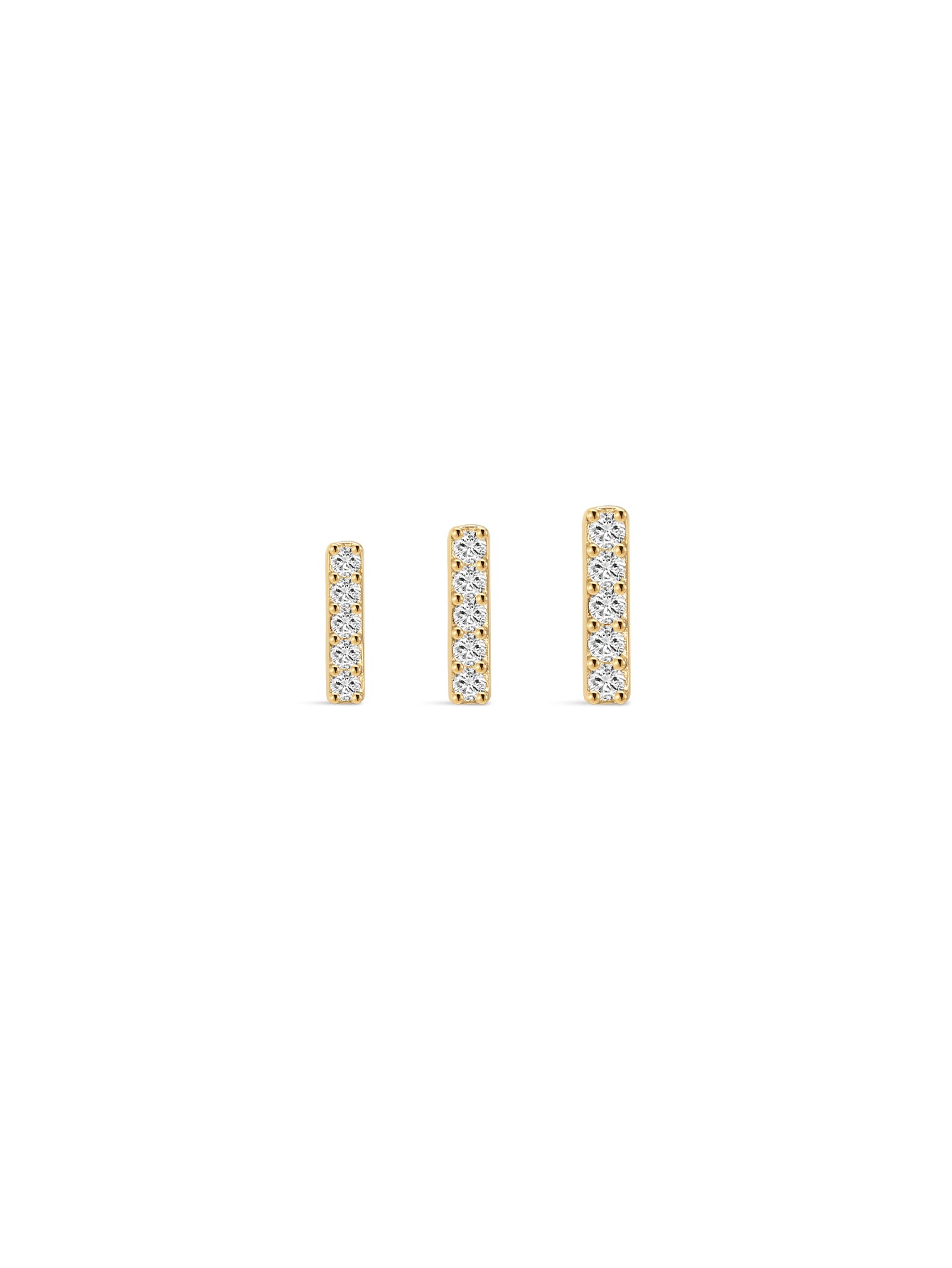 925 Sterling Silver Bar Ear Piercing Stud-aurivna