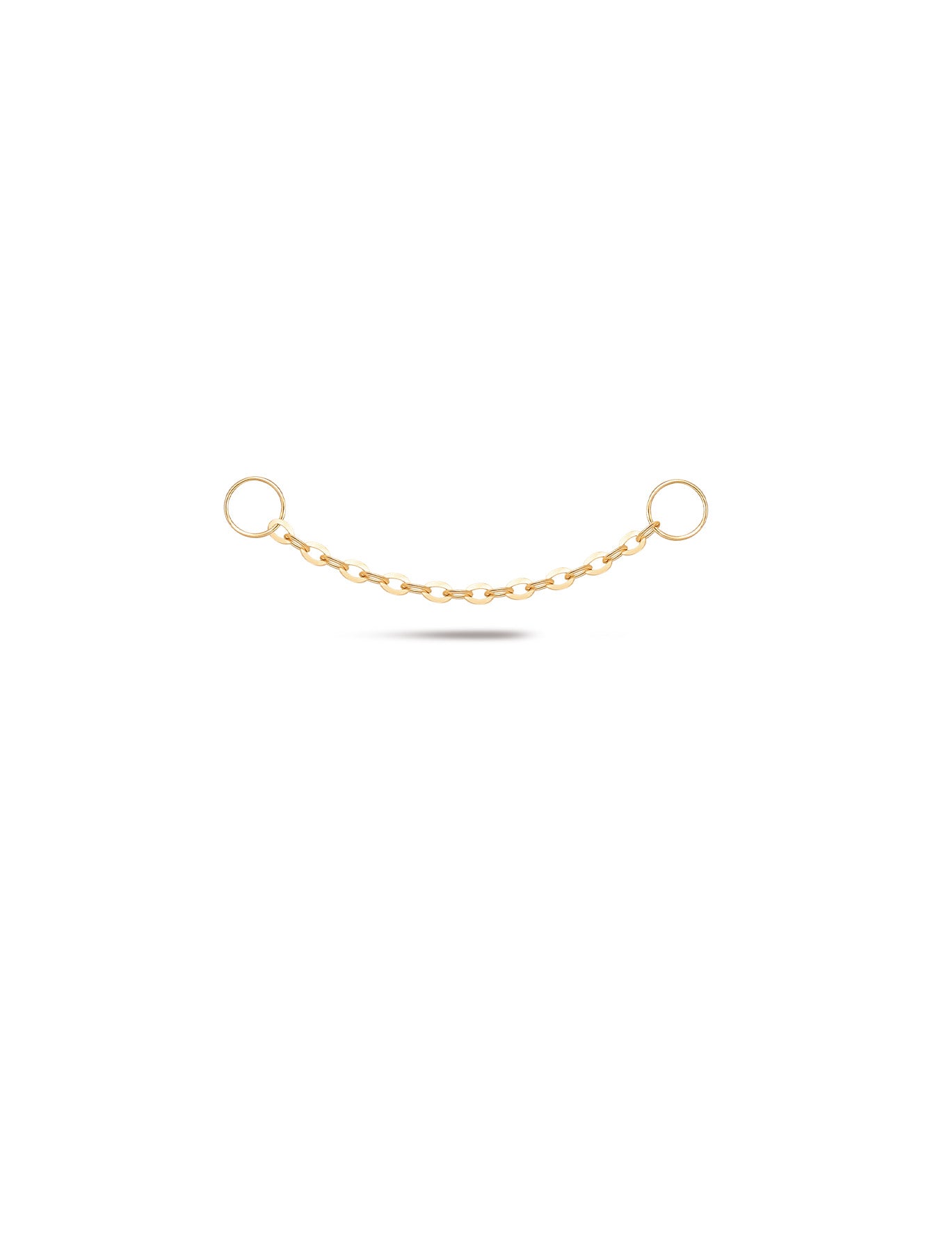 925 Sterling Silver Extension Chain Pendant Chain Hoop Charm-aurivna