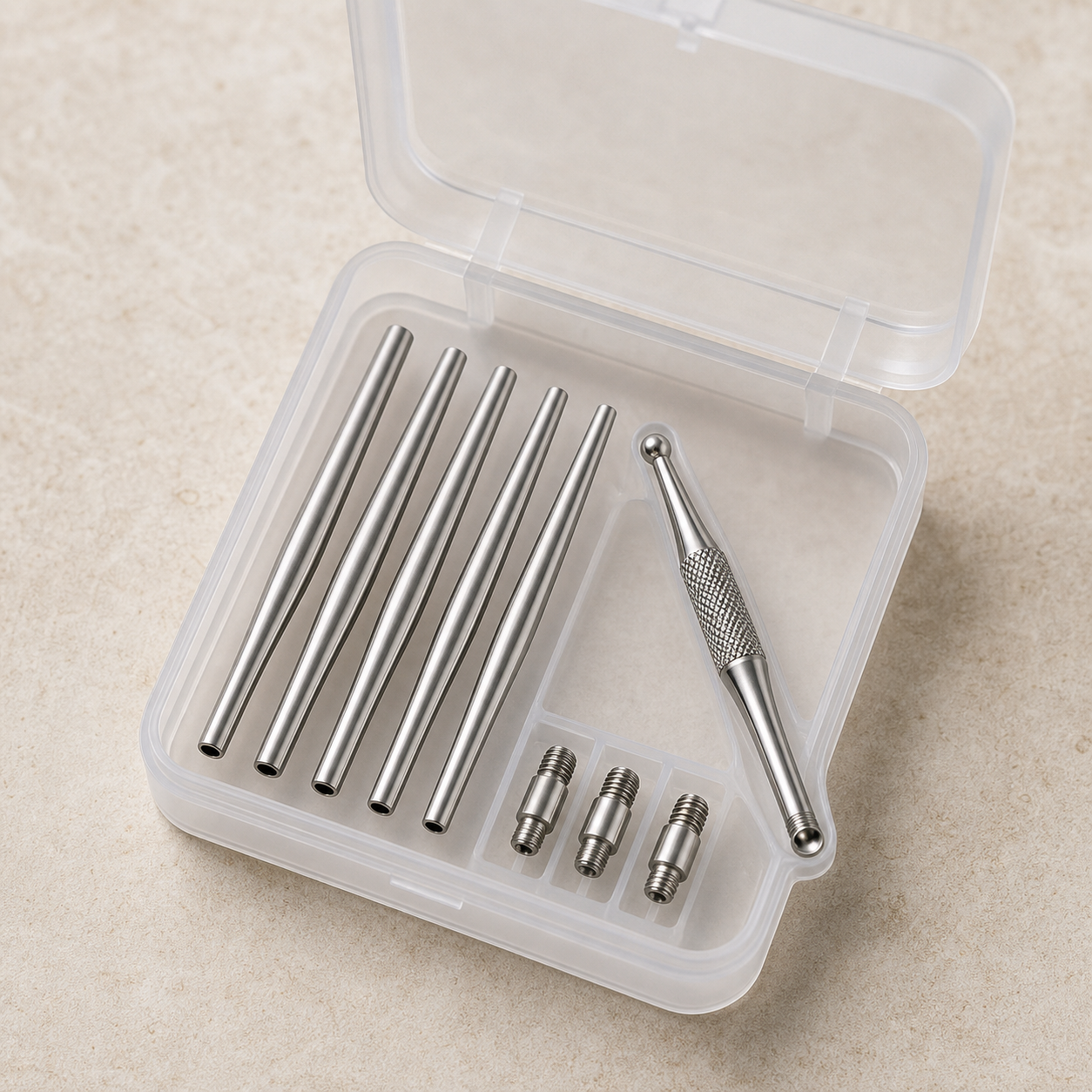 G23 Titanium Flatback Insertion & Ball Grabber Tool Set