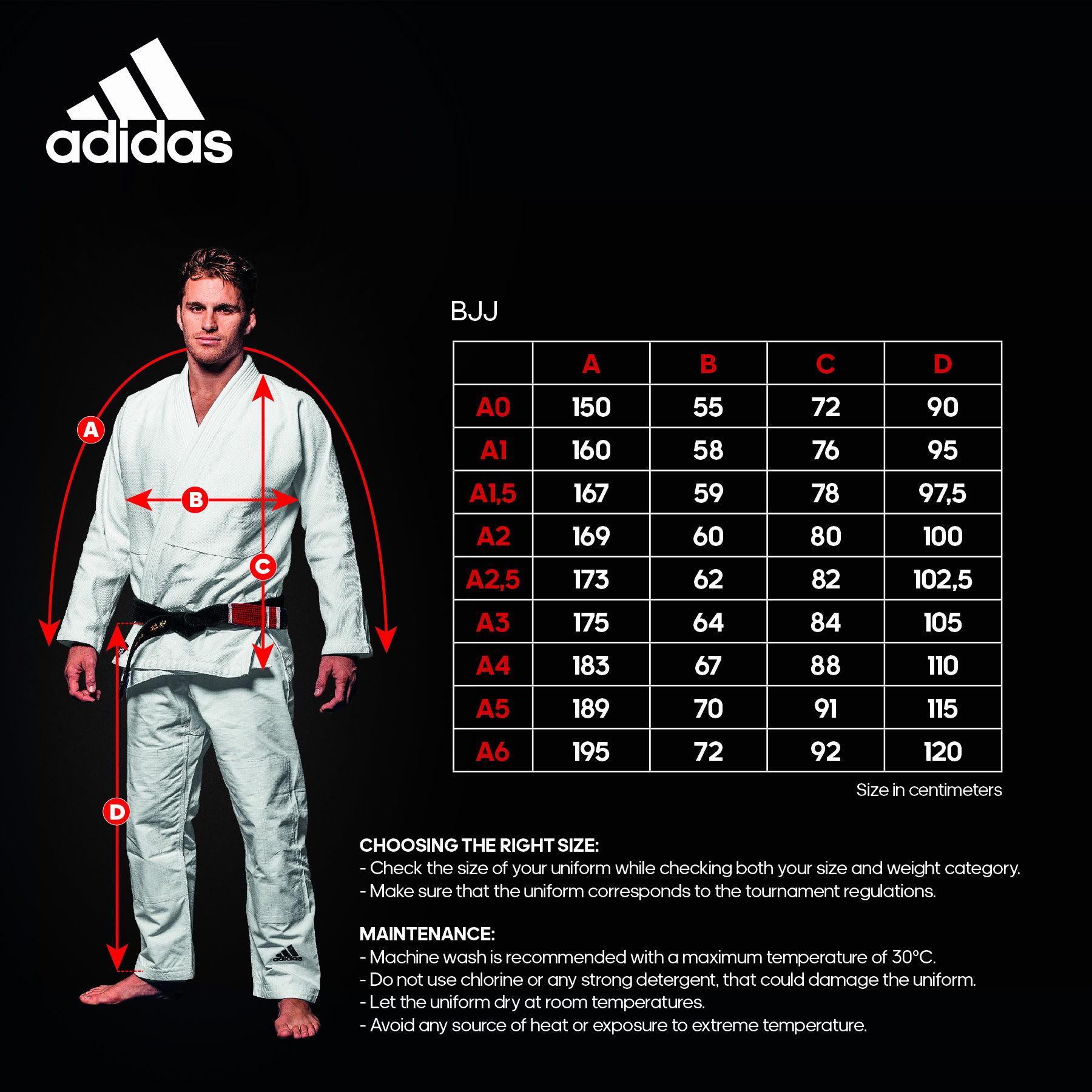 Adidas BJJ Jiu Jitsu Uniform Rookie JJ250SMU_P