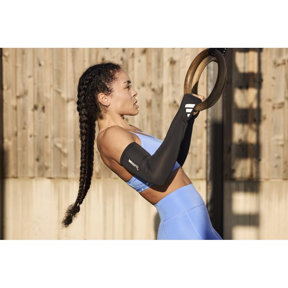 ADIDAS PERFORMANCE COMPRESSION ARM SLEEVES - BLACK