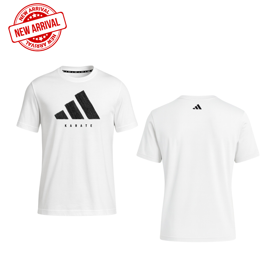 [NEW] ADIDAS KARATE GRAPHIC LINE TEE-SHIRT (GLTS26K2) - WHITE