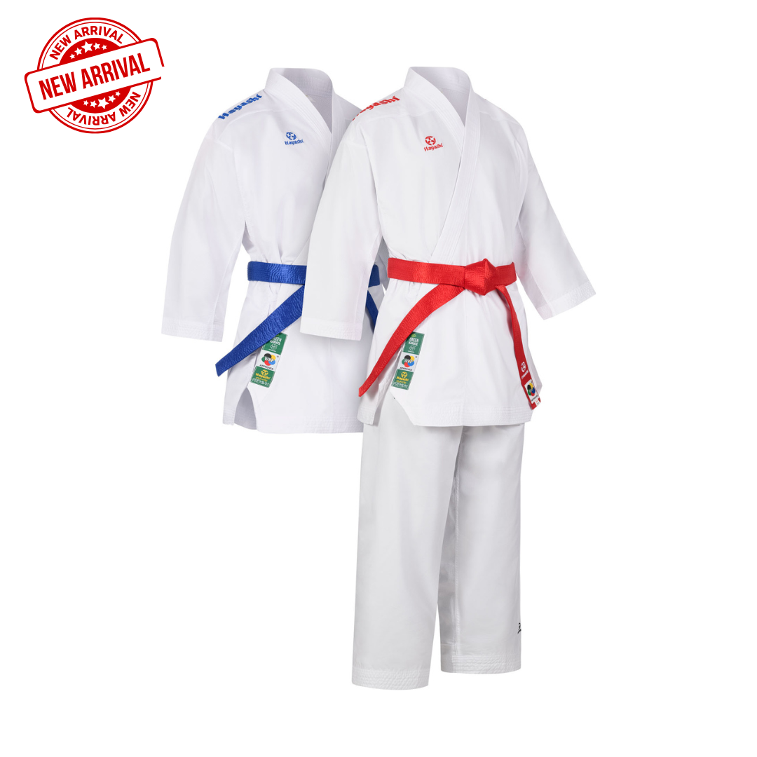HAYASHI GREEN KARATE GI SET "PREMIUM KUMITE" WKF 