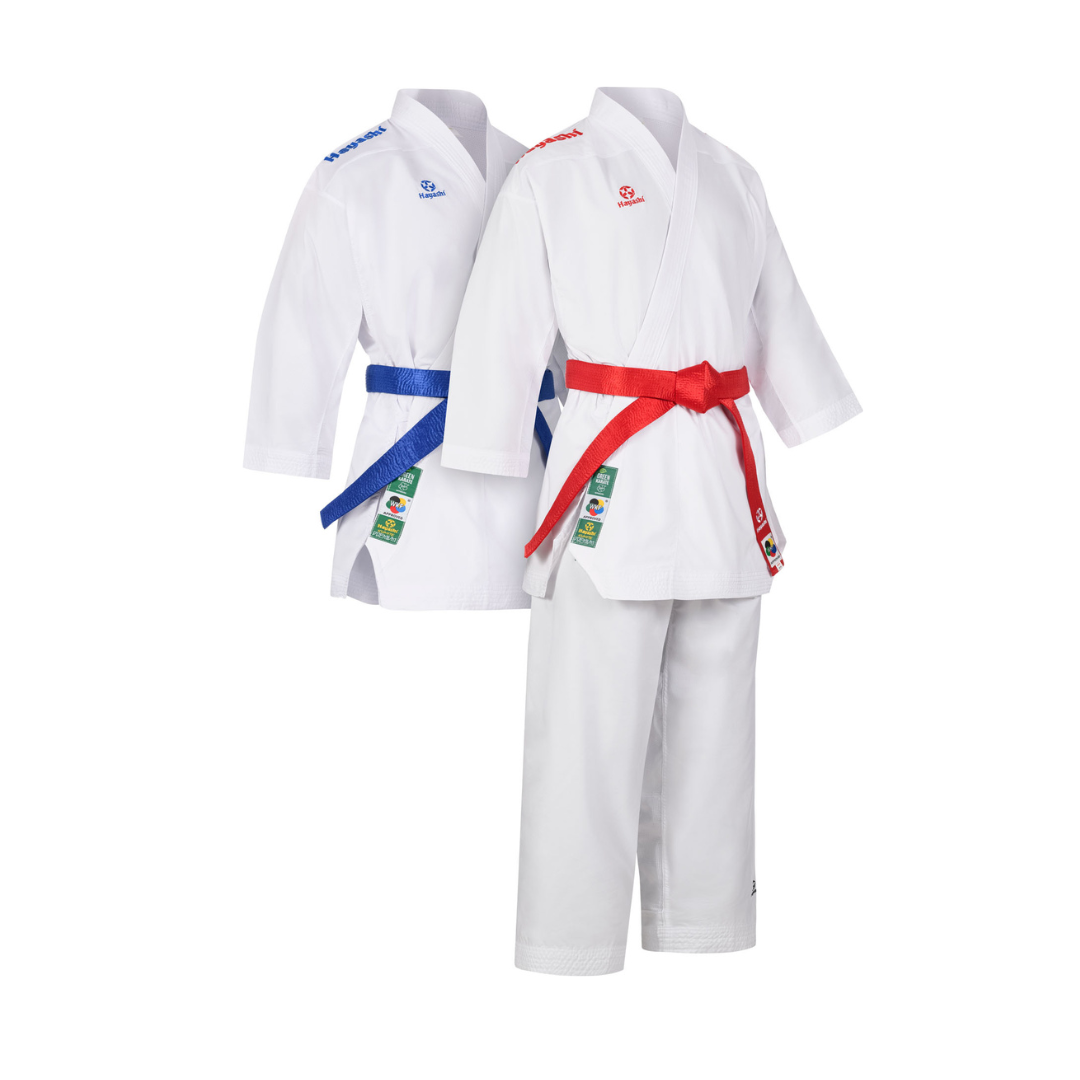HAYASHI GREEN KARATE GI SET "PREMIUM KUMITE" WKF 