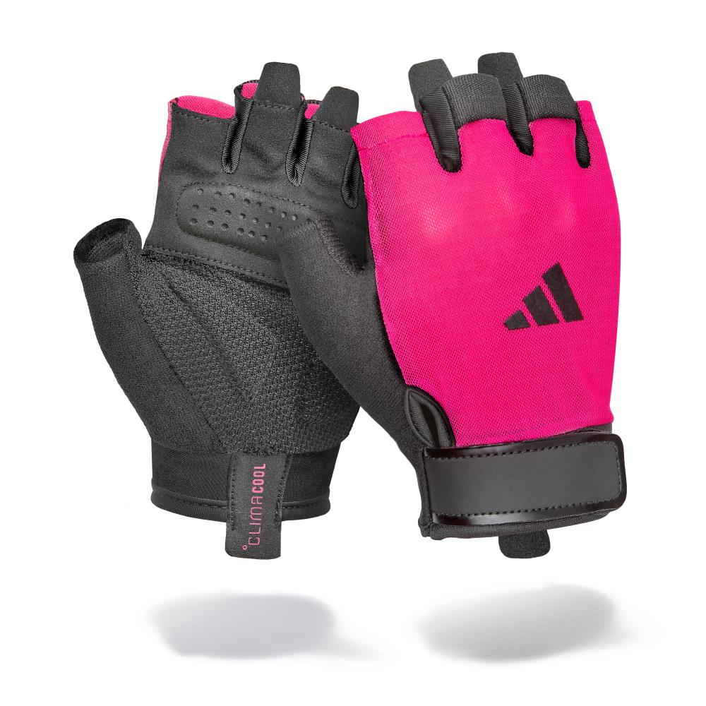 ADIDAS ESSENTIAL TRAINING GLOVE - PINK MESH -