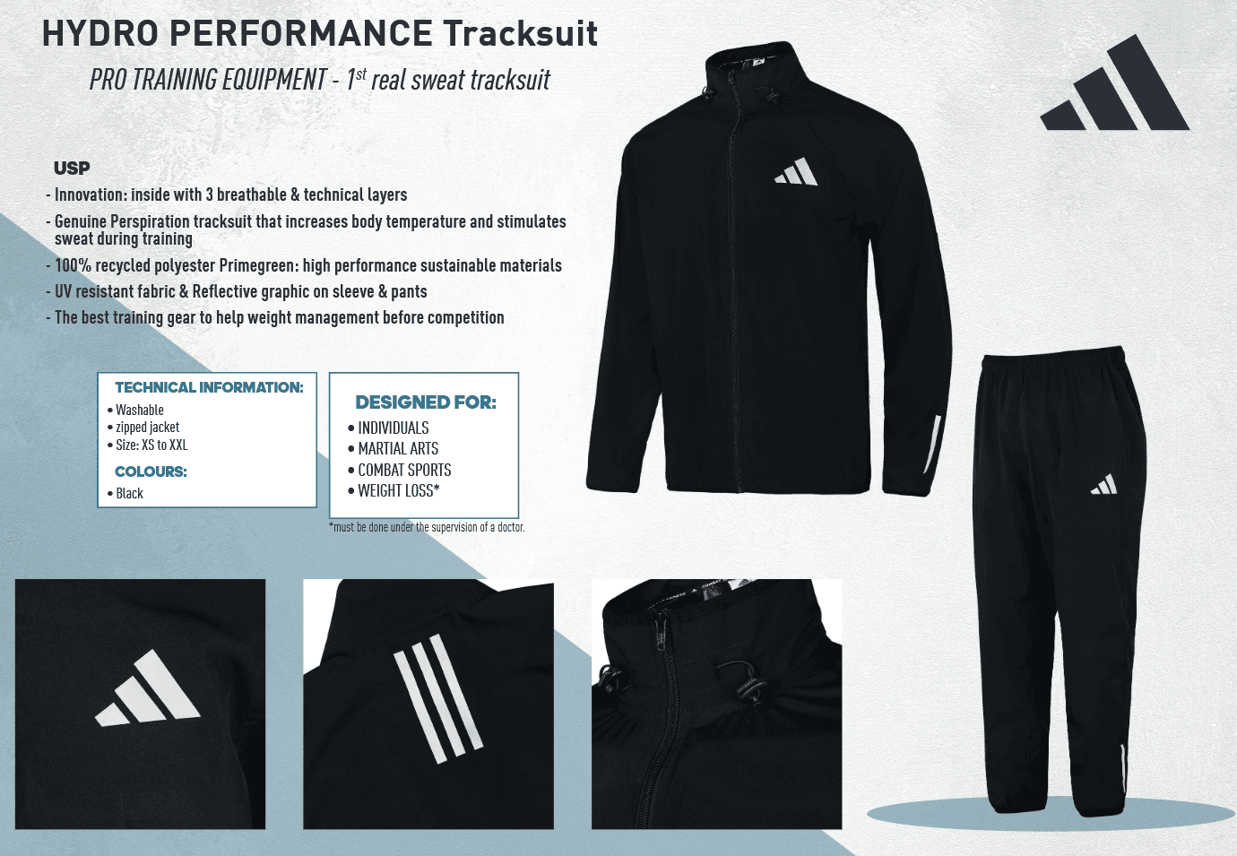 ADIDAS HYDRO PERFORMANCE TRACKSUIT (ADISS10)
