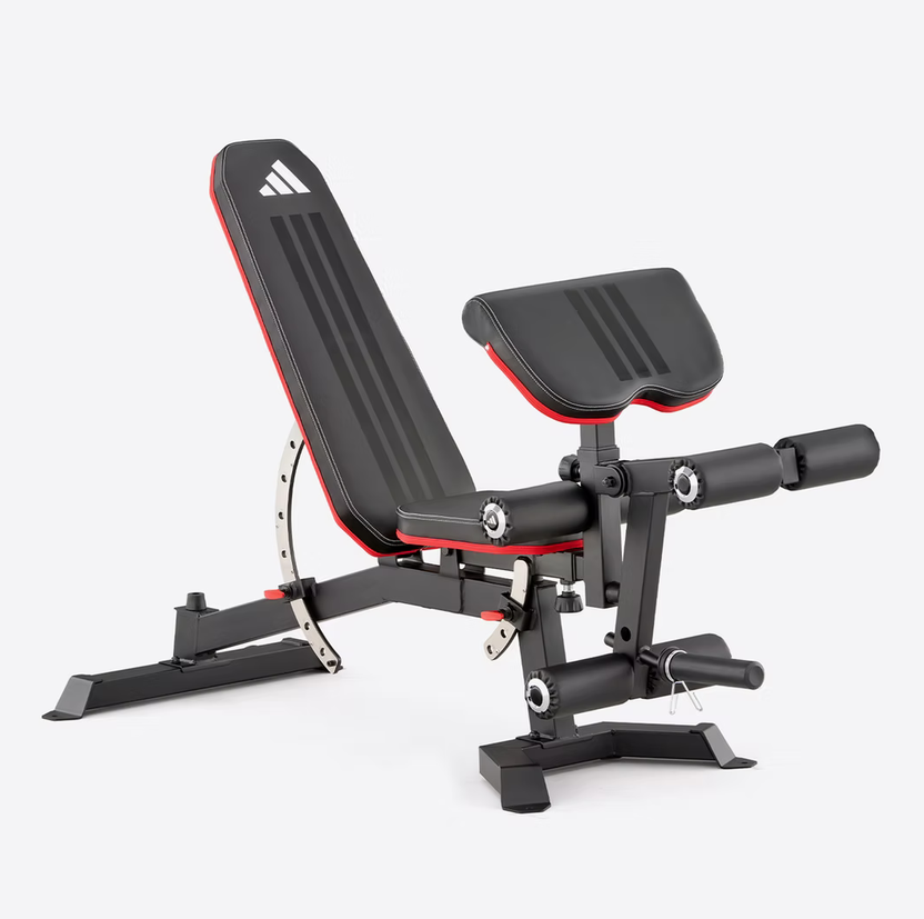 ADIDAS BENCHES - UTILITY BENCH + PREACHER PAD & LEG EXTENSION