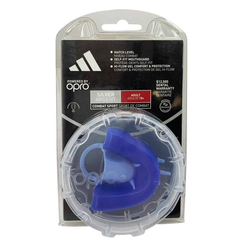ADIDAS OPRO MOUTH GUARD- SILVER (ADIBP32)