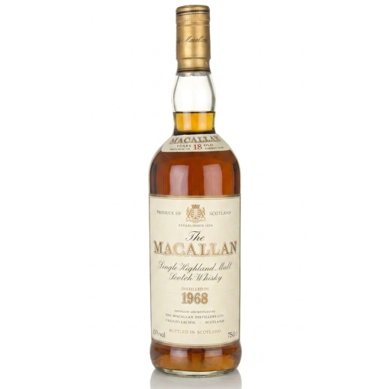 The Macallan 18 Year Old 1968 Sherry Oak Highland Single Malt Whisky