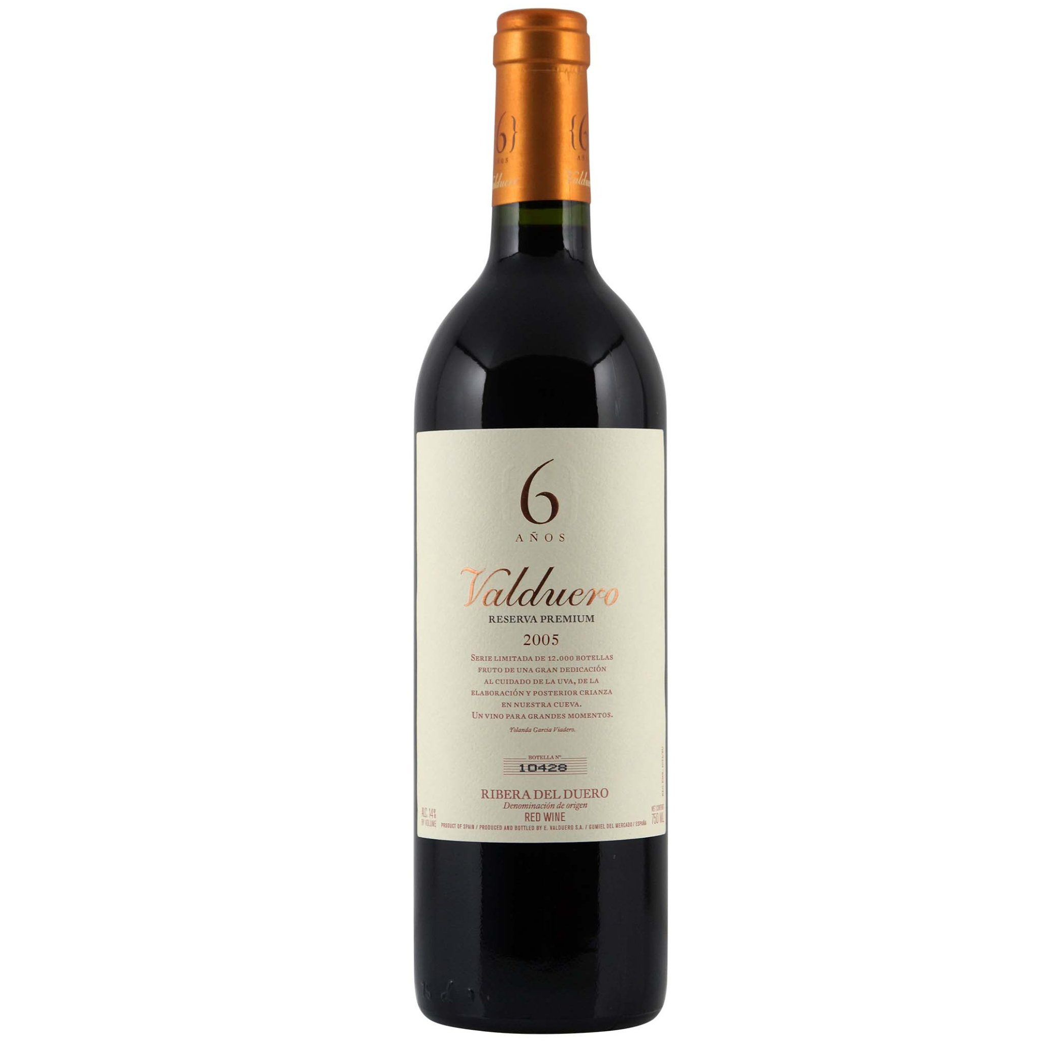 Bodegas Valduero Reserva Premium-6 Años Ribera del Duero 1996