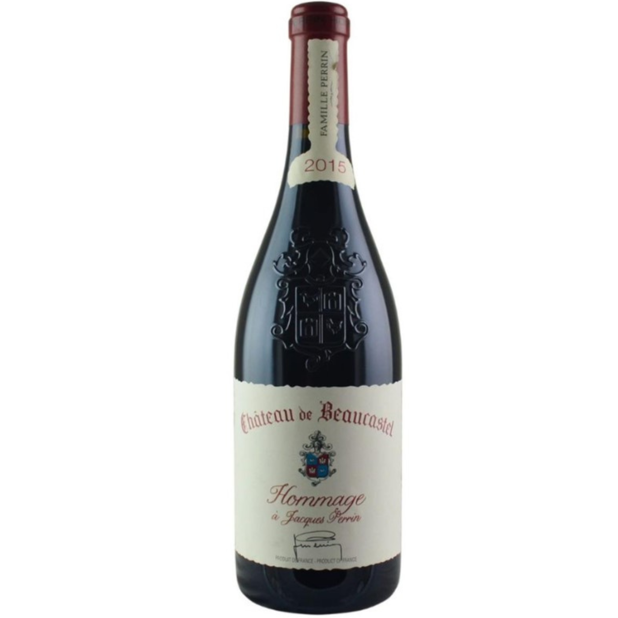 Chateau de Beaucastel Hommage à Jacques Perrin Châteauneuf-du-Pape 2015 (OWC3)