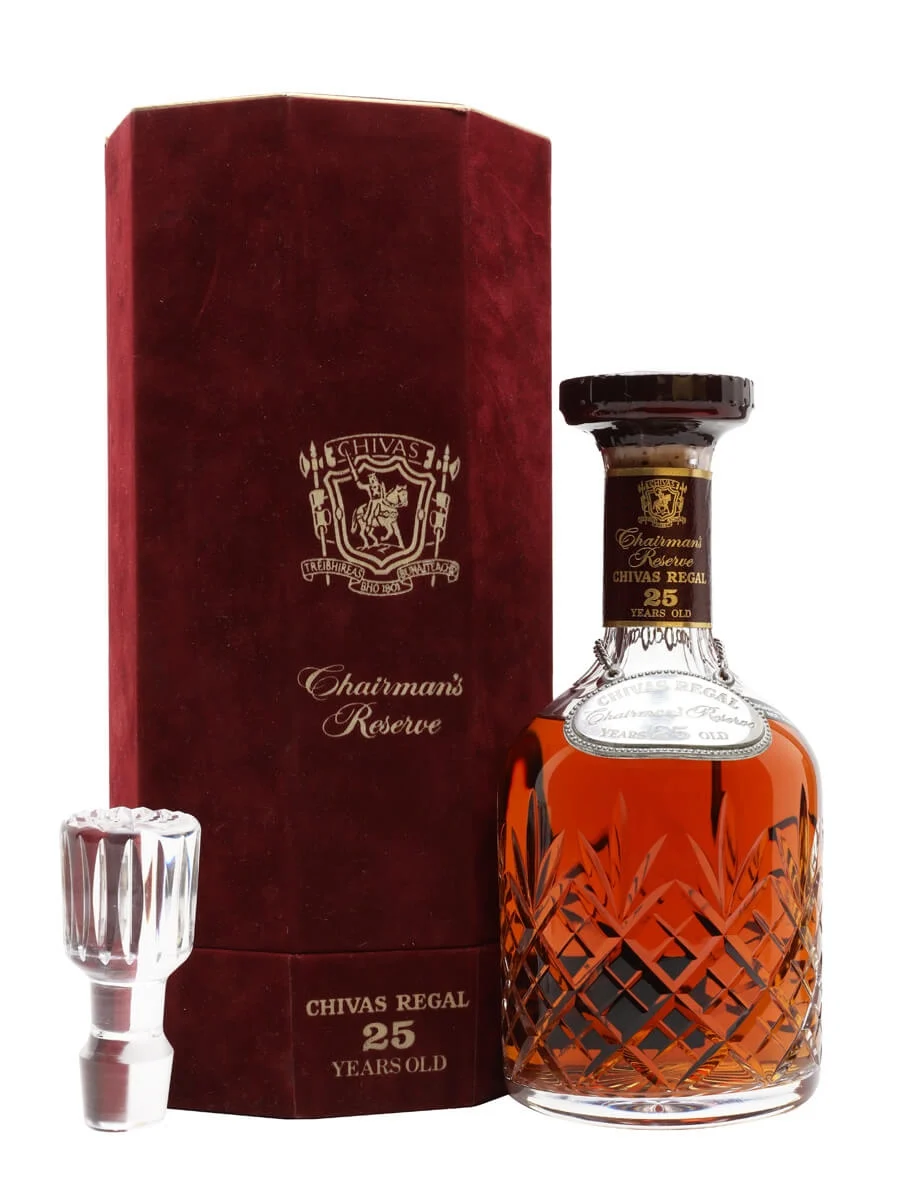 Chivas Regal 25 yo Chairman’s Reserve II Blended Scotch Whisky (bottled 1980's)(with Gift Box)