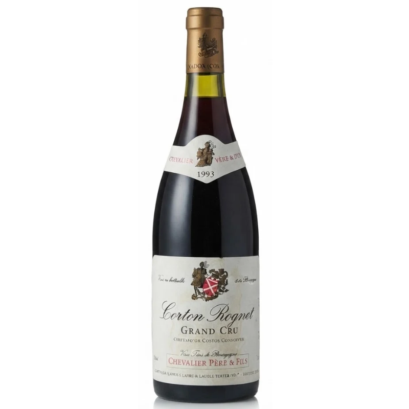 Domaine Chevalier Pere & Fils Corton Le Rognet Grand Cru 1993 (Stained Label)