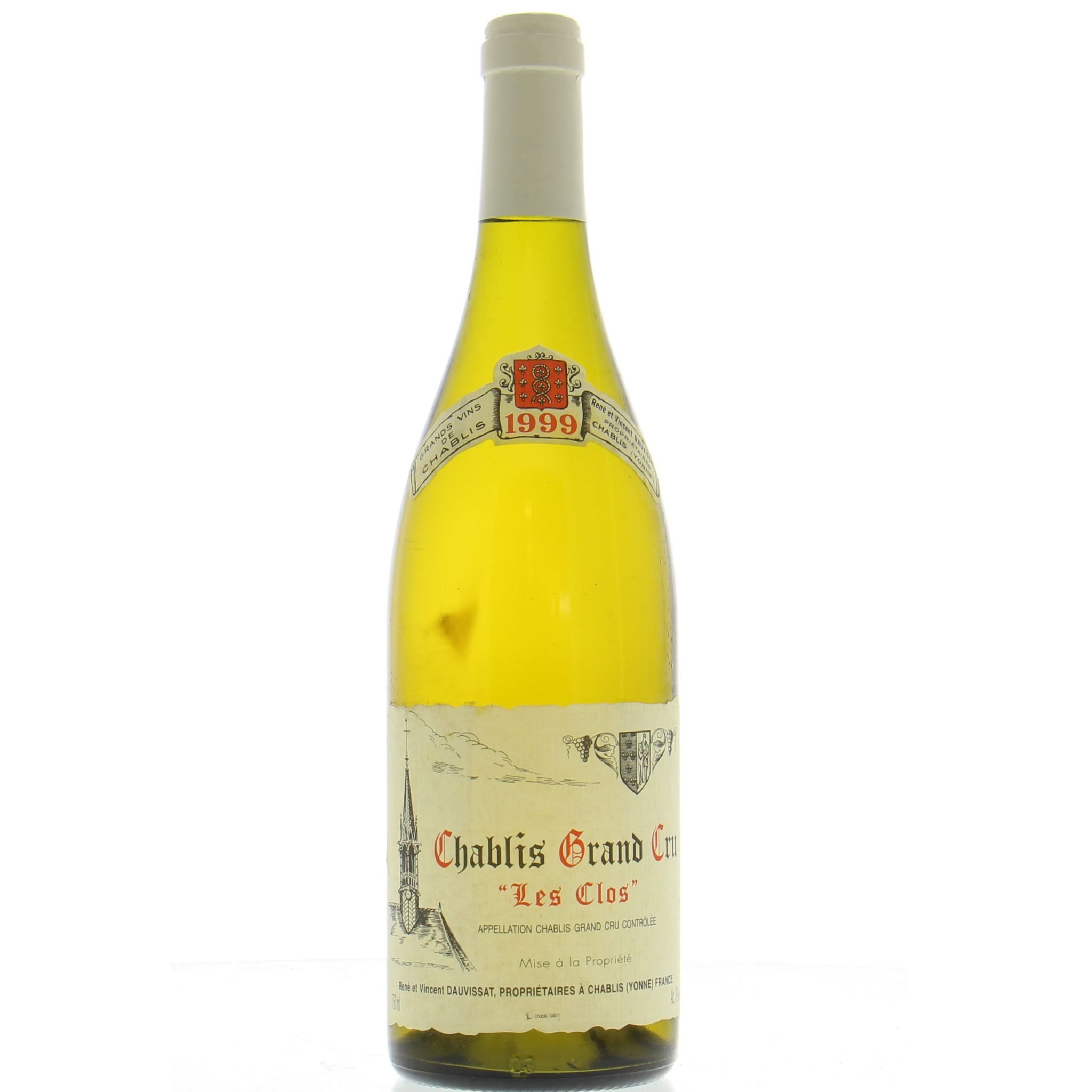 Domaine René et Vincent Dauvissat Chablis Les Clos Chablis Grand Cru 1999
